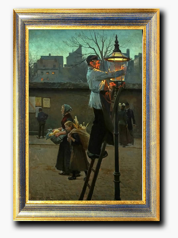 L'allumeur de réverbères 1897 Erik Henningsen.jpg