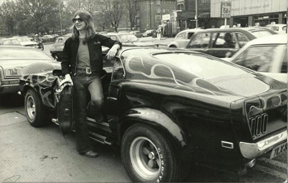 Guitarist Mick Ralphs (Mott the Hoople and Bad Company) in 1975 with his Ford Mustang Mach 1_edit_318943551097548.jpg